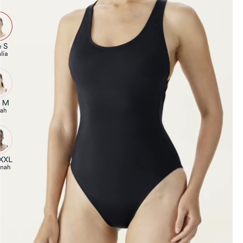 Andie Black Women's One Piece Swimsuit